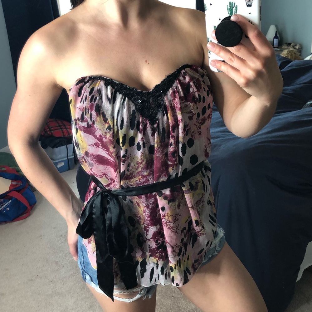 Strapless Top